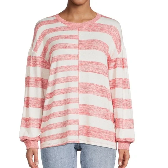 Time & Tru Hacci Knit Pullover Oversized Small - Picture 5 of 14